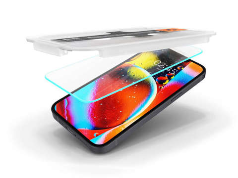 Tvrzené sklo Spigen Glas.tR EZ Fit pro Apple iPhone 13/13 Pro