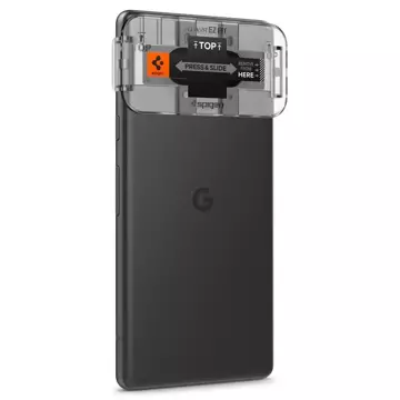 Tvrzené sklo chránič fotoaparátu Spigen Optik.TR „EZ FIT“ chránič fotoaparátu 2 balení pro Google Pixel 7A Black