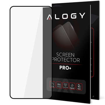 Tvrzené sklo pro Alogy Full Glue pouzdro přátelské pro Samsung Galaxy S21 Plus Black