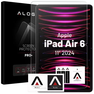 Tvrzené sklo pro Apple iPad Air 6 - 11" 2024 Alogy Screen Protector Pro 9H