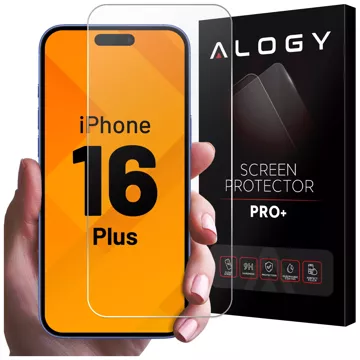 Tvrzené sklo pro Apple iPhone 16 Plus Screen Protector 9H Alogy Heavy Pro™️