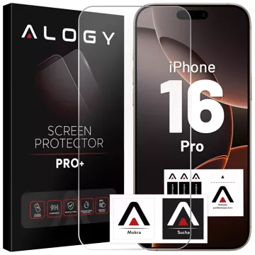 Tvrzené sklo pro Apple iPhone 16 Pro Screen Protector 9H Alogy Heavy Pro™️