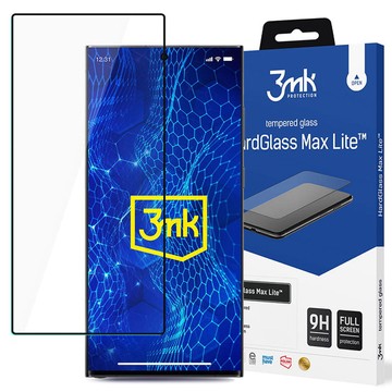Tvrzené sklo pro Samsung Galaxy S24 Ultra 3mk HardGlass Max Lite™ 9H na celou obrazovku