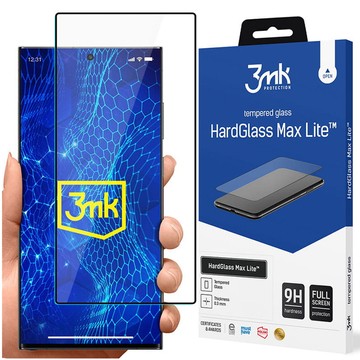 Tvrzené sklo pro Samsung Galaxy S24 Ultra 3mk HardGlass Max Lite™ 9H na celou obrazovku