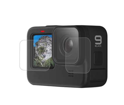 Tvrzené sklo pro obrazovku a čočku Telesin pro GoPro Hero 9 / Hero 10 (GP-FLM-901)