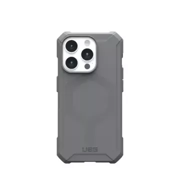 UAG Essential Armor Magsafe case - ochranný obal pro iPhone 15 Pro (stříbrný)