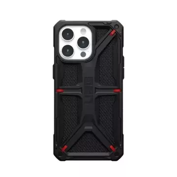 UAG Monarch case - ochranné pouzdro pro iPhone 15 Pro Max (kevlar black)