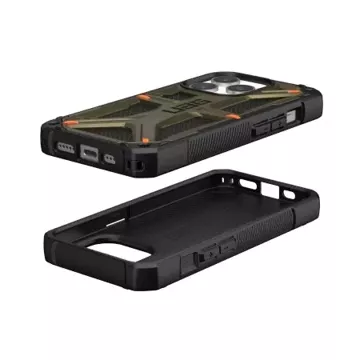 UAG Monarch case - ochranné pouzdro pro iPhone 15 Pro (kevlar element green)