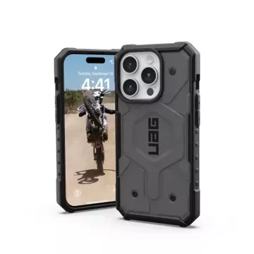 UAG Pathfinder Magsafe case - ochranný obal pro iPhone 15 Pro (stříbrný)