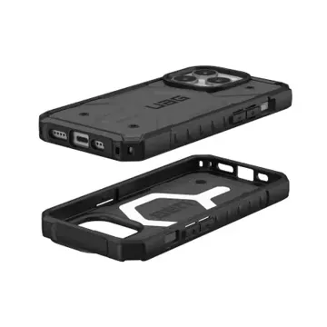 UAG Pathfinder Magsafe case - ochranný obal pro iPhone 15 Pro (stříbrný)