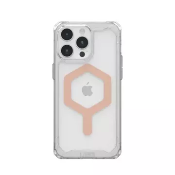 UAG Plyo Magsafe case - ochranné pouzdro pro iPhone 15 Pro Max kompatibilní s MagSafe (ledově růžové zlato)