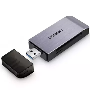 UGREEN Čtečka karet SD / micro SD / CF / MS pro USB 3.0 šedá (50541)