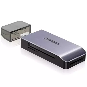 UGREEN Čtečka karet SD / micro SD / CF / MS pro USB 3.0 šedá (50541)