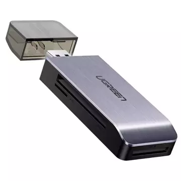 UGREEN Čtečka karet SD / micro SD / CF / MS pro USB 3.0 šedá (50541)