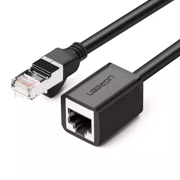 UGREEN Ethernet prodlužovací kabel RJ45 Cat 6 FTP 1000 Mbps 3 m černý (NW112 11282)