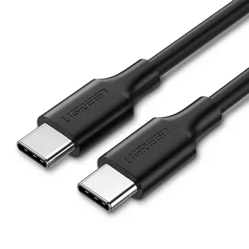 UGREEN USB typ C kabel pro nabíjení a přenos dat 3A 0,5m černý (US286)