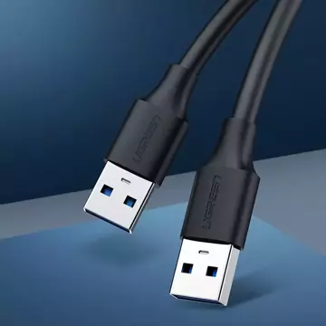 "UGREEN kabel USB 2.0 (samec) - kabel USB 2.0 (samec) 1 m černý (US128 10309)"