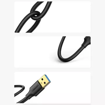 UGREEN kabel USB 3.2 Gen 1 3 m černý (US128 90576)