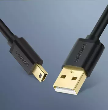 UGREEN kabel USB - mini USB 480 Mbps 3 m černý (US132 10386)