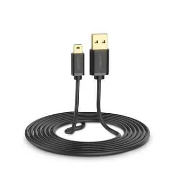 UGREEN kabel USB - mini USB 480 Mbps 3 m černý (US132 10386)