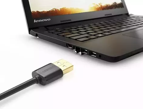 UGREEN kabel USB (samice) - USB (samec) adaptérový kabel 2m černý (10316)