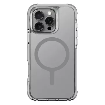 UNIQ Combat pouzdro pro iPhone 16 Pro Max 6,9" Magclick Charging Grey/Stone Grey