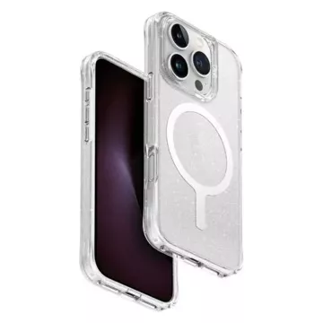 UNIQ LifePro Xtreme Case pro iPhone 16 Pro 6,3" Magclick nabíjecí transparentní/pozlátko Lucent