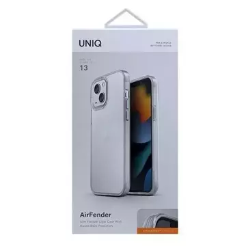 UNIQ etui Air Fender iPhone 13 6,1" je průhledný