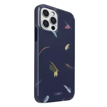 UNIQ etui Coehl Reverie iPhone 12/12 Pro 6,1" niebieski/pruská modrá