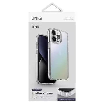 UNIQ etui LifePro Xtreme iPhone 14 Pro 6,1" opál/duhovka