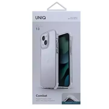 UNIQ pouzdro Combat iPhone 13 6.1" bílá / bílá