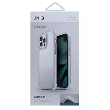 UNIQ pouzdro Combat iPhone 13 Pro Max 6,7" bílá / bílá