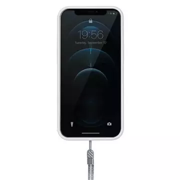 UNIQ pouzdro Heldro iPhone 12/12 Pro 6.1" bílé / natural frost Antimikrobiální