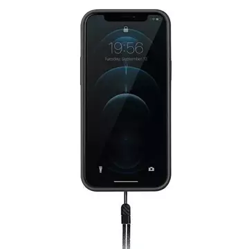 UNIQ pouzdro Heldro iPhone 12 mini 5,4" černá / půlnoční černá Antimikrobiální