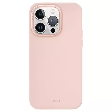 UNIQ pouzdro Lino Hue pro iPhone 15 Pro 6.1" Magclick Charging růžová/červená růžová