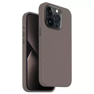 UNIQ pouzdro Lyden pro iPhone 15 Pro Max 6,7" Magclick Charging šedá/flintová šedá