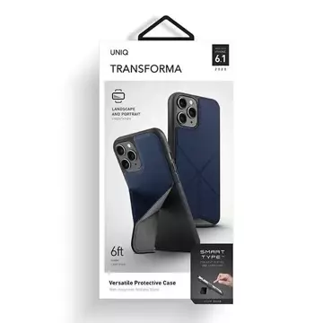 UNIQ pouzdro Transforma iPhone 12/12 Pro 6.1" modrý / elektricky modrý