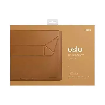 UNIQ pouzdro na notebook Oslo 14" hnědé/tofee hnědé