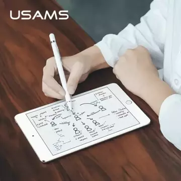 USAMS Active Stylus Pen stylus bílý/bílý ZB57DRB02 (US-ZB057)