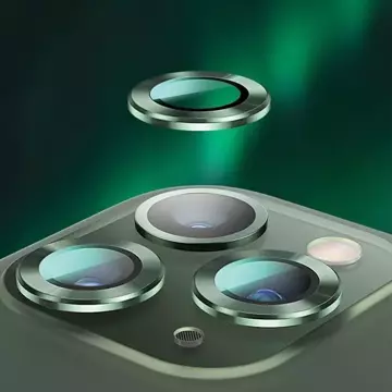 USAMS Glass Lens Glass pro iPhone 11 Pro Max kovový kroužek BH573JTT04 (US-BH573) zlato/zlatý