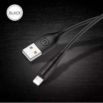 USAMS Kabel U18 lightning 2A Fast Charge 1m czarny/black SJ266USB01 (US-SJ266)