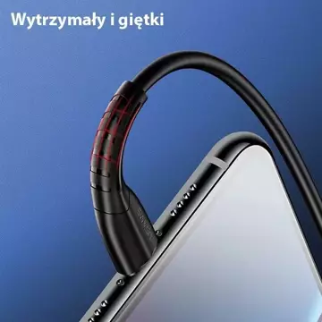 USAMS Kabel U35 microUSB 2A Fast Charge 1 m biały/bílá SJ365USB02 (US-SJ365)