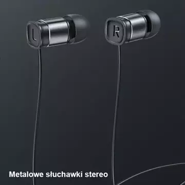 USAMS Stereo sluchátka EP-46 USB-C červená/červená 1,2 m HSEP4604