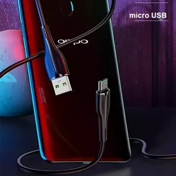 USAMS kabel U38 microUSB 4A Fast Charge pro OPPO 1m bílý