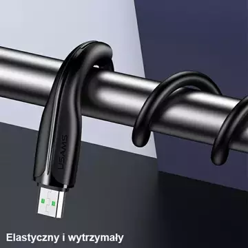 USAMS kabel U38 microUSB 4A Fast Charge pro OPPO 1m bílý