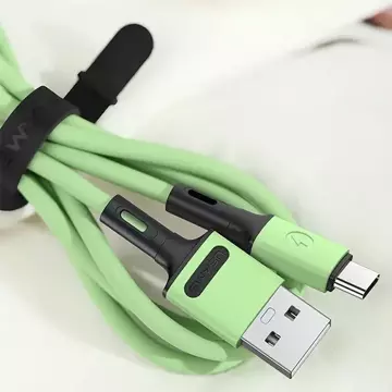 USAMS kabel U52 USB-C 2A Fast Charge 1m fialový