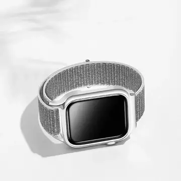 USAMS řemínek s pouzdrem pro Apple Watch 4/5/6/7/SE 40/41 mm černá/černá ZB73IW1 (US-ZB073)