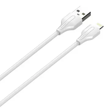 USB to Lightning kabel LDNIO LS542, 2.1A, 2m (bílý)