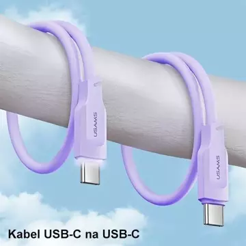 USMAS USB-C na USB-C PD rychlý nabíjecí kabel 1,2 m zelený