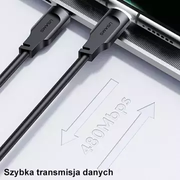 USMAS USB-C na USB-C PD rychlý nabíjecí kabel 1,2 m zelený